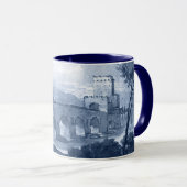 Mug Toile pastorale - Pont (Devant droit)