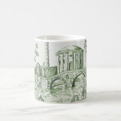 Mug Toile verte foncée (Centre)