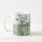 Mug Toile verte foncée (Gauche)