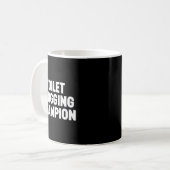 Mug Toilet Clogging Chamon Funny Award Dad Jokes (Devant gauche)
