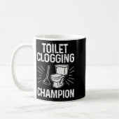 Mug Toilet Clogging Chamon Funny Graphic Toilet Cloggi (Gauche)