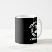 Mug Toilet Clogging Chamon Funny Sarcastic  (Devant droit)