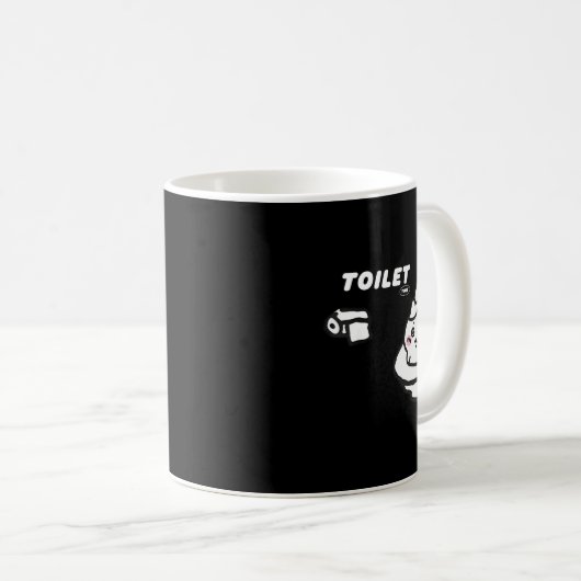 Mug Toilet Time Chikawa Meme Tee  (Devant droit)