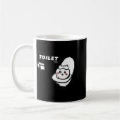 Mug Toilet Time Chikawa Meme Tee  (Gauche)