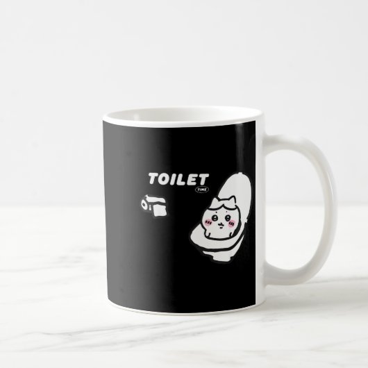 Mug Toilet Time Chikawa Meme Tee  (Droite)