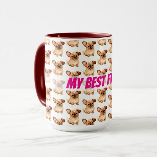 Mug Toilettage de chien Collection de luxe moderne per (Devant gauche)