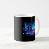Mug Toit Cyberpunk Tokyo (Devant droit)