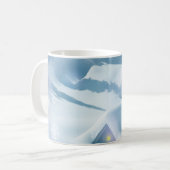 Mug Toit enneigé dans une forêt (Devant gauche)
