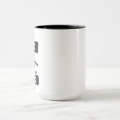 Mug Toit - Je t'ai fait recouvert Design de toiture (Centre)