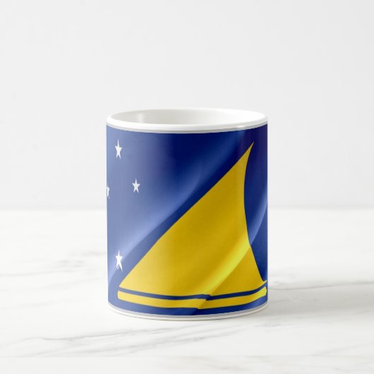 Mug Tokelau - Drapeau d'agitation - (Centre)