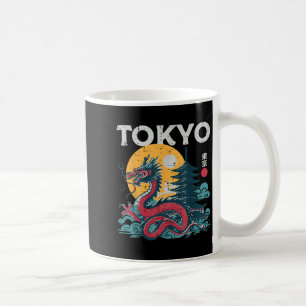 Mug Tokyo Dragon Asiatique Vintage Japonaise Mythique
