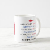 Mug Tokyo et d'autres villes (Devant droit)