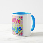 Mug Tokyo Festival 3 Coupe "I LOVE Tokyo" (Devant droit)