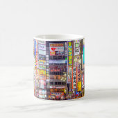 Mug TOKYO, JAPON - 14 MARS 2014 : Signes ligne dense  (Centre)