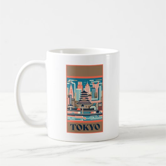 Mug Tokyo Japon Art déco (Gauche)