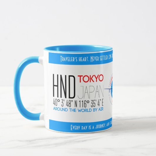 Mug Tokyo, Japon élégant (Gauche)