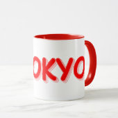 Mug "#Tokyo" Joli Design. Commandez dès maintenant  (Devant droit)