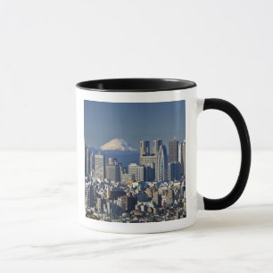 Mug Tokyo, Skyline du quartier de Shinjuku, mont Fuji,