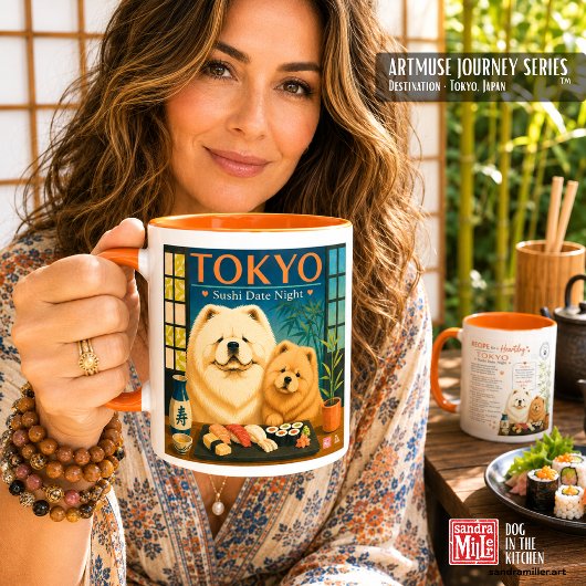 Mug TOKYO SUSHI SOIRÉE Art Muse -Chow