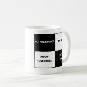 Mug tolérance = paix (Devant droit)