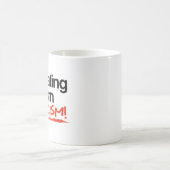 Mug Tolérer le racisme est du racisme (Centre)