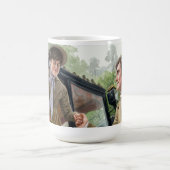 Mug Tom aidant Mary sortir de la calèche (Centre)