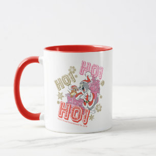 Mug Tom et Jerry "Ho ! Ho ! Ho !" Livraison de cadeaux