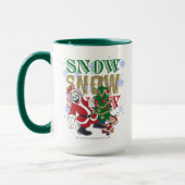Mug Tom et Jerry Santas By The Tree (Gauche)