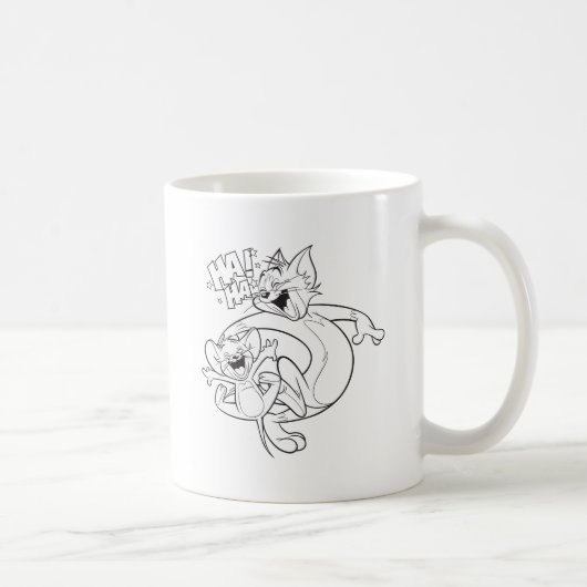 Mug Tom Et Jerry | Tom Et Jerry Rient (Droite)