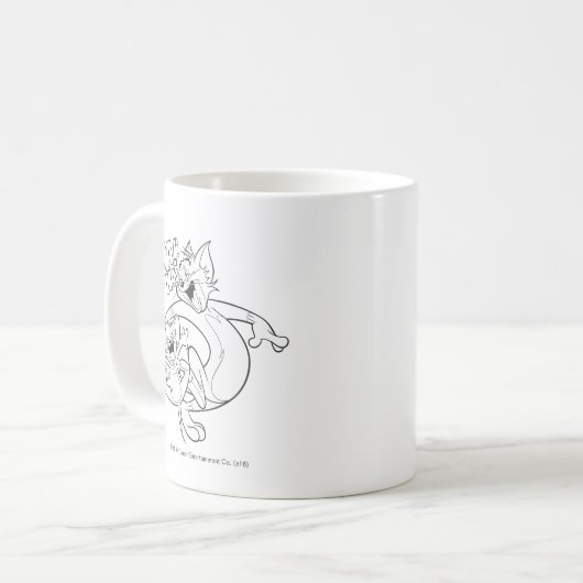 Mug Tom Et Jerry | Tom Et Jerry Rient (Devant gauche)