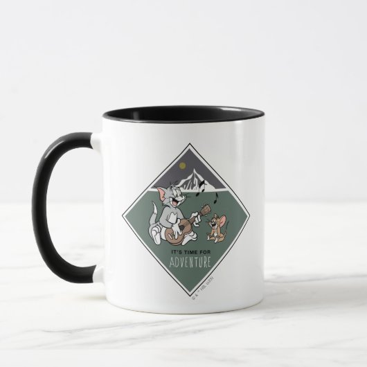 Mug Tom & Jerry "Il est temps pour l'aventure" (Gauche)