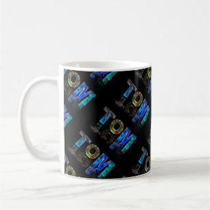 Mug Tom nommé - nom dans les lumières (photographie)