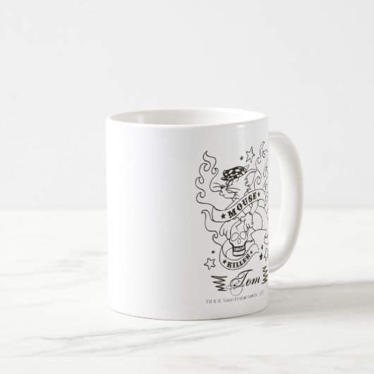 Mug Tom Souris Tueur Tatouage 1 (Devant droit)