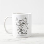 Mug Tom Souris Tueur Tatouage 1 (Gauche)