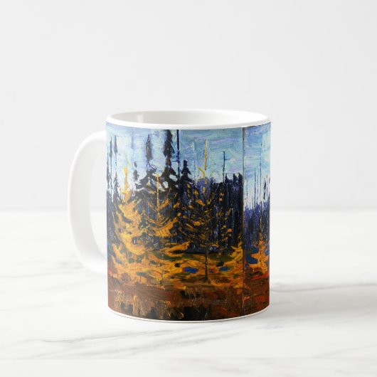 Mug Tom Thomson Peinture Tamaracks Wilderness canadien (Devant gauche)