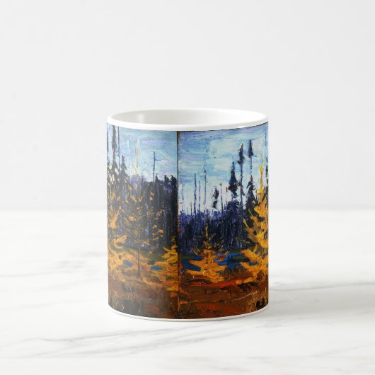 Mug Tom Thomson Peinture Tamaracks Wilderness canadien (Centre)