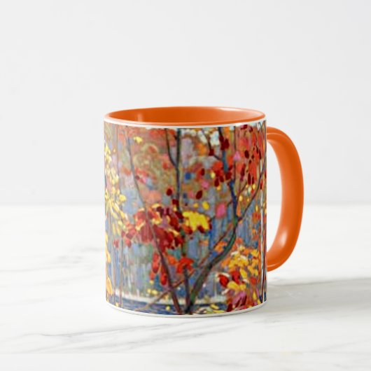 Mug Tom Thomson tableau, La piscine (Devant droit)