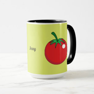 Mug Tomate rouge   Ajouter votre nom ou votre texte
