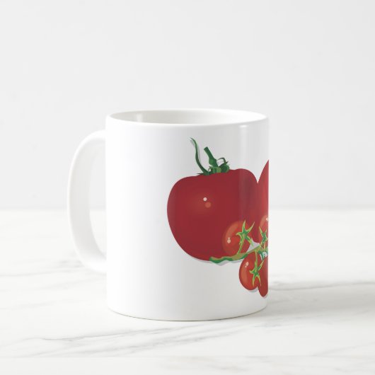 Mug Tomates rouges mûres (Devant gauche)