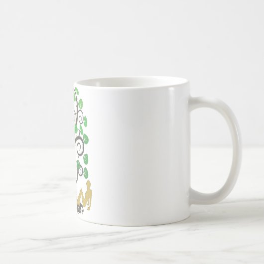 Mug Tombé de l'arbre généalogique (Droite)