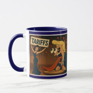 Mug Tomber amoureux des tarifs douaniers
