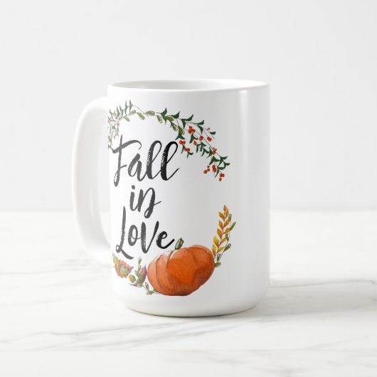 Mug Tomber dans l'amour (Devant gauche)