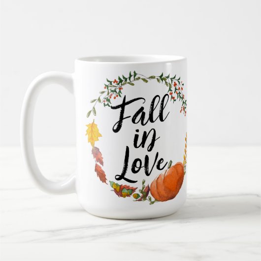 Mug Tomber dans l'amour (Gauche)