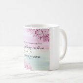 Mug Tomber dans une citation d'amour (Devant droit)
