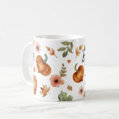 Mug Tombez amoureux Cœur de citrouille (Devant gauche)
