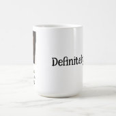 Mug Tomcat, Photo, Texte Drôle Devant  Derrière, Perso (Centre)