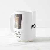 Mug Tomcat, Photo, Texte Drôle Devant  Derrière, Perso (Devant gauche)