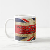 Mug Tommy Robinson - Côté Droit De L'Histoire (+Drapea (Gauche)