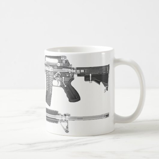 Mug Tomodensitométrie AR-15/IMAGE DÉTAILLÉE de RAYON X (Droite)