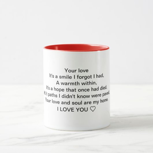 Mug Ton amour est muet (Centre)